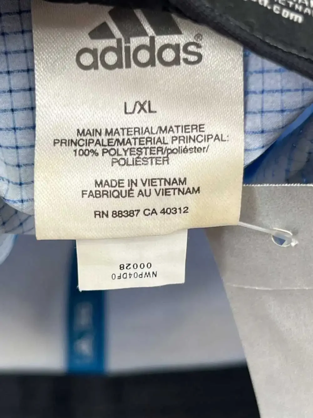adidas Baseball Cap Blue/Black | OS Regular Flex Fit ClimaCool